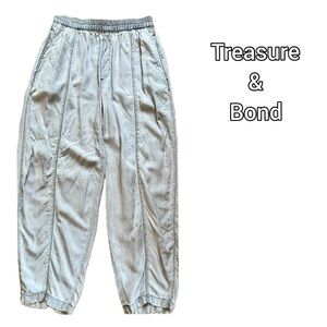 Treasure & Bond Acid-Washed Workout Pants
